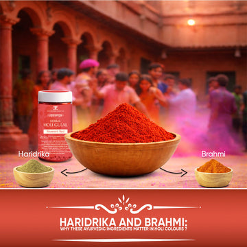 Why Haridrika and Brahmi Matter in Herbal Gulal?