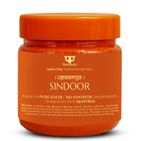 Paraayan Shuddh Sindoor for Pooja | Pure Turmeric & Limestone | For Shri Ganesha, Maa Durga, Maa Kali, Maa Lakshmi, Maa Saraswati, Maa Parvati & Hanuman Pooja | Mantra Energized Traditional Sindoor