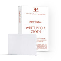 Paraayan Safed Vastra For Pooja |1.25 Meters |Pure White Cotton Pooja Cloth | Symbolizing Purity And Divine Blessing | Pack of 1 (White Pooja Cloth)