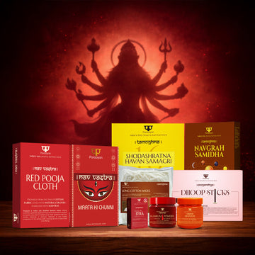 Paraayan Premium Navratri Pooja Kit | Complete Durga Navratri Puja Samagri Set for Home Temple