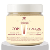 Gopi Chandan | Extracted from Gopi Talab | Mixed with Braj Raj | For Daily Tilak and Pooja | Krishna Vishnu Ram Tilak | Natural and Pure