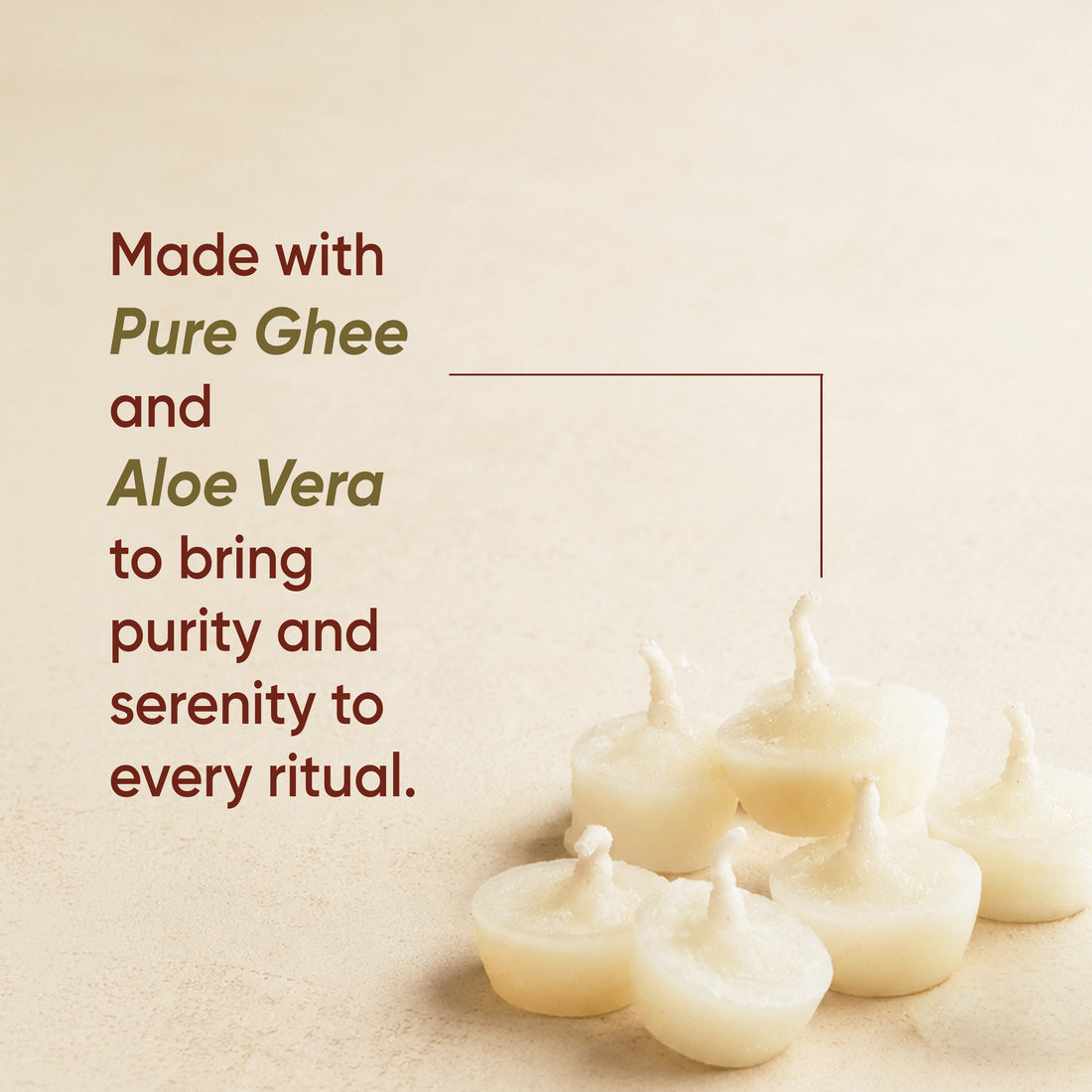 Paraayan Tamoghna Pure Ghee Wicks | 1 Pack, 50 Pieces, 150g
