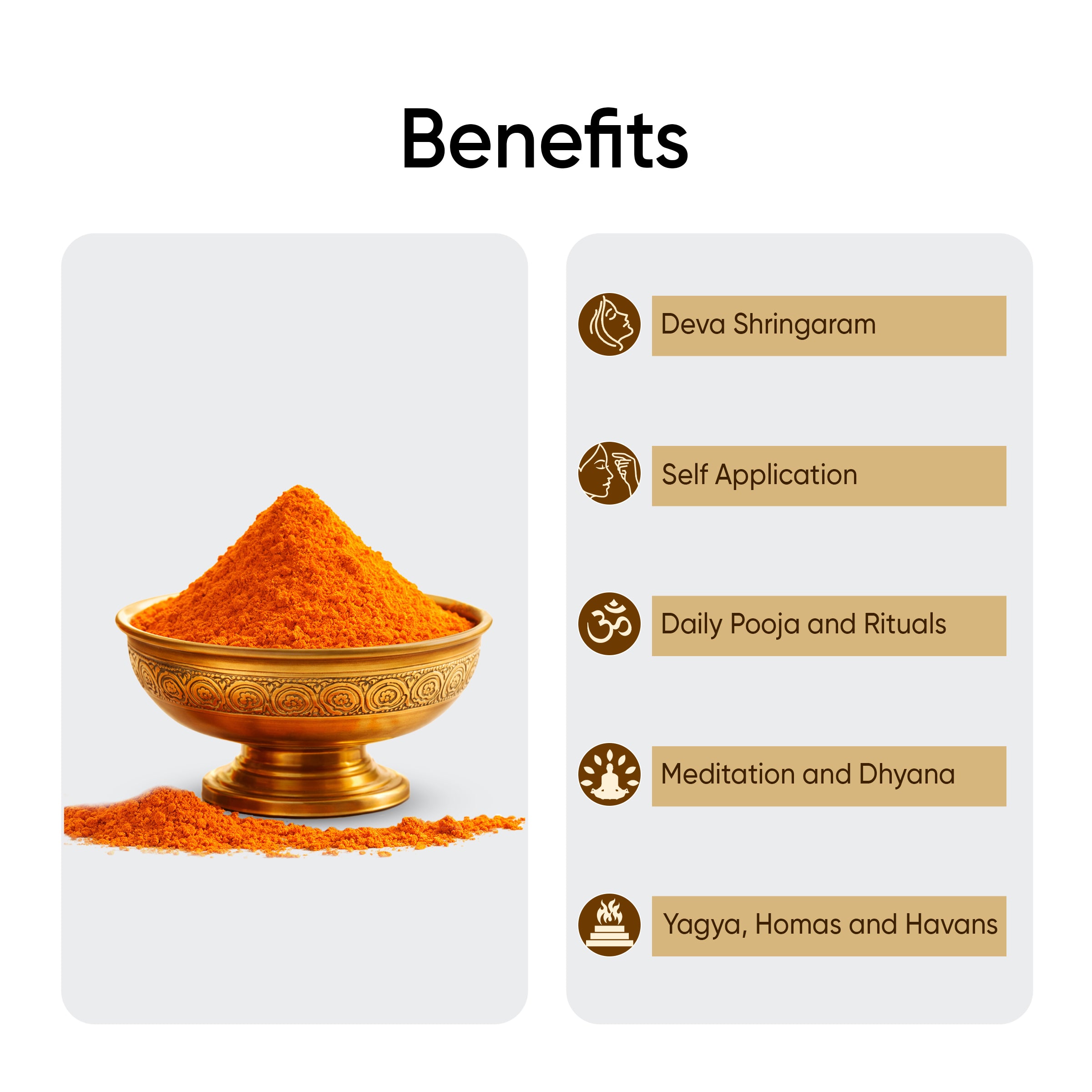 Paraayan Pure Orange Sindoor 50g | Bhagwa Roli for Hanuman Pooja, Navratri &amp; Diwali Rituals