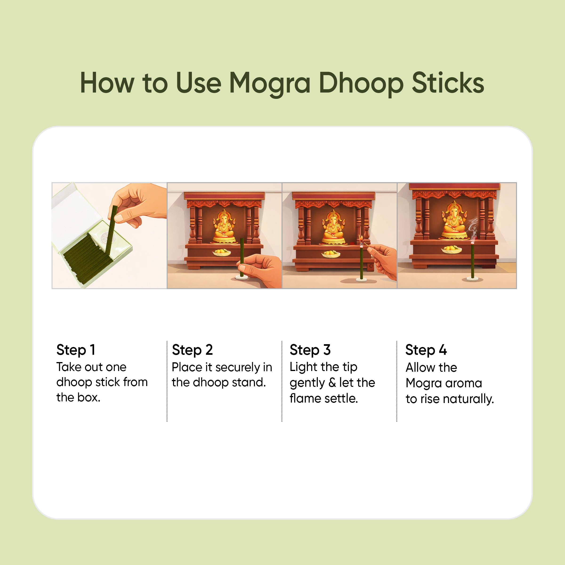 Paraayan Pure Dhoop Sticks I Bambooless & Charcoal-Free | 40 Long Sticks with Dharma Rath Chakra Dhoop Stand | Pure Natural Aroma for Pooja, Meditation & Havan