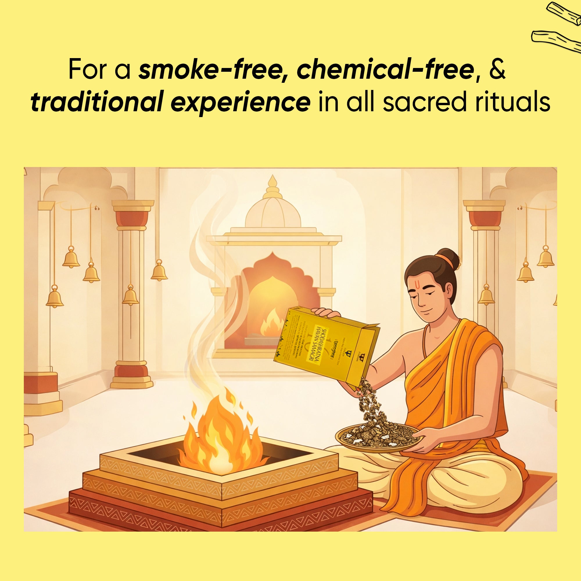 Paraayan Shodashratna Havan Samagri 500 gm, Mixture of 16 Sacred Ingredients for Pooja, 100% Pure &amp; Natural, No Artificial Ingredients