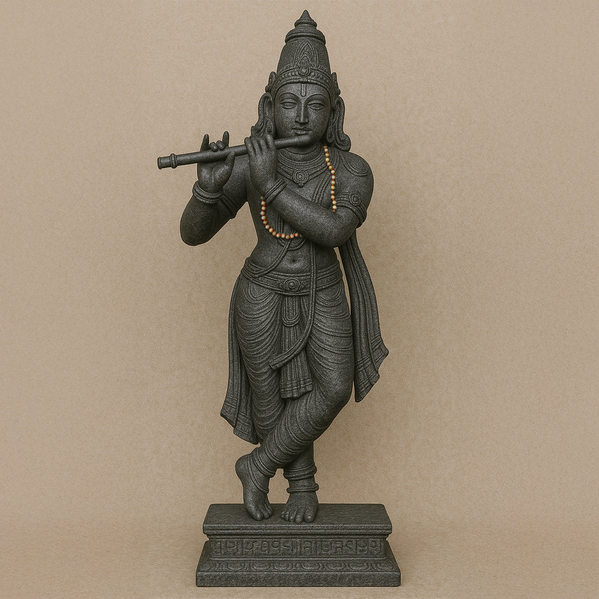 Paraayan Natural Pure Tulsi Mala with 108 Beads For Pooja| 7mm-Beads Size |Made from Pure Tulsi Beads |Best for  Meditation, Jaap Mala| Pack of 1