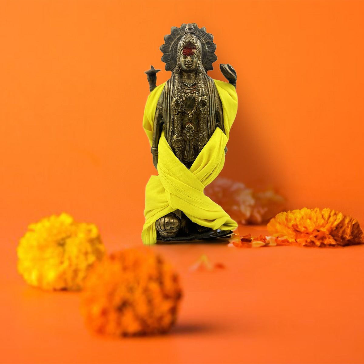 Paraayan Nav-Vastra Yellow Cloth |  1 Pack, 1.25 Meter