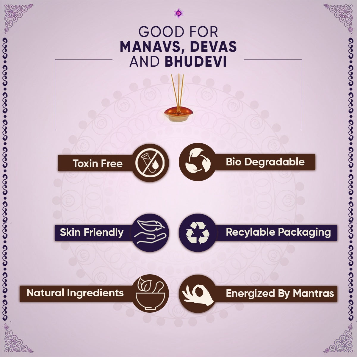 Paraayan Energized Dry Dhoop Cones | 20 Cones | Fragrance Lavender Dhoop Cones | Bambooless Dhoop Cones For Pooja Organic Dhoop Batti Incese Cones For Puja And Home