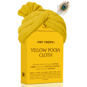 Paraayan Nav-Vastra Yellow Cloth |  1 Pack, 1.25 Meter